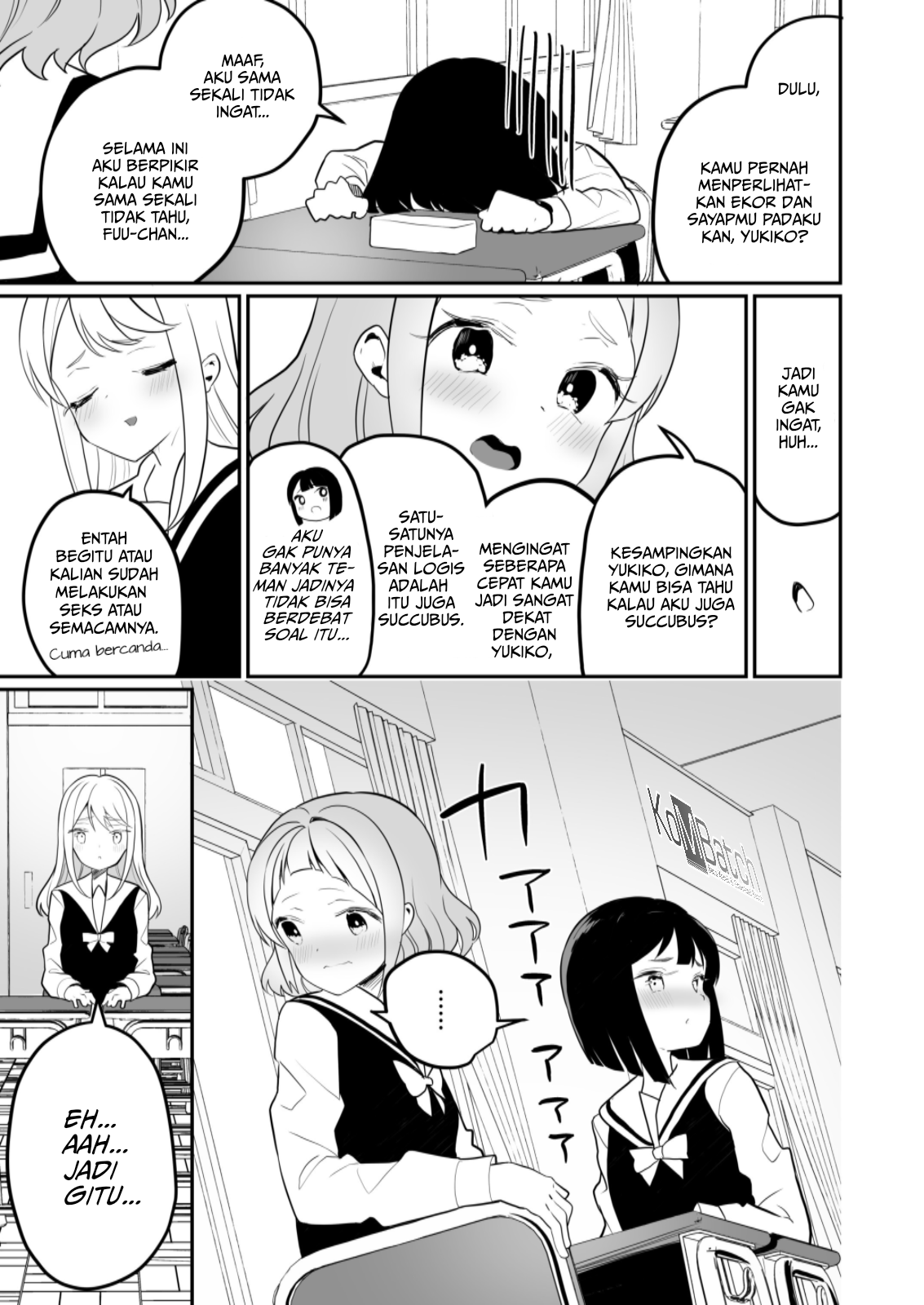 Succubus no Yuri na Hanashi Chapter 13 Bahasa Indonesia